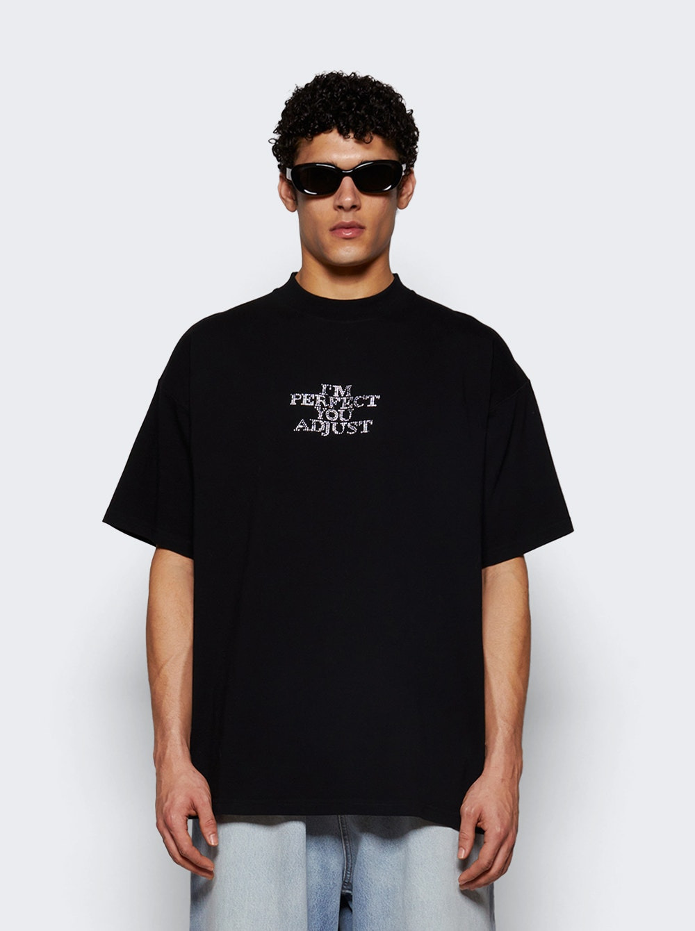 I'm Perfect You Adjust Tee Black - 3