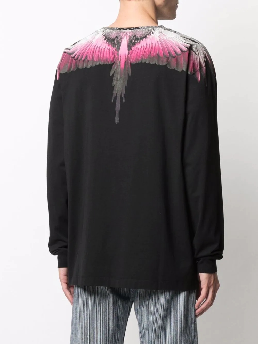 Wings-print cotton sweatshirt - 4