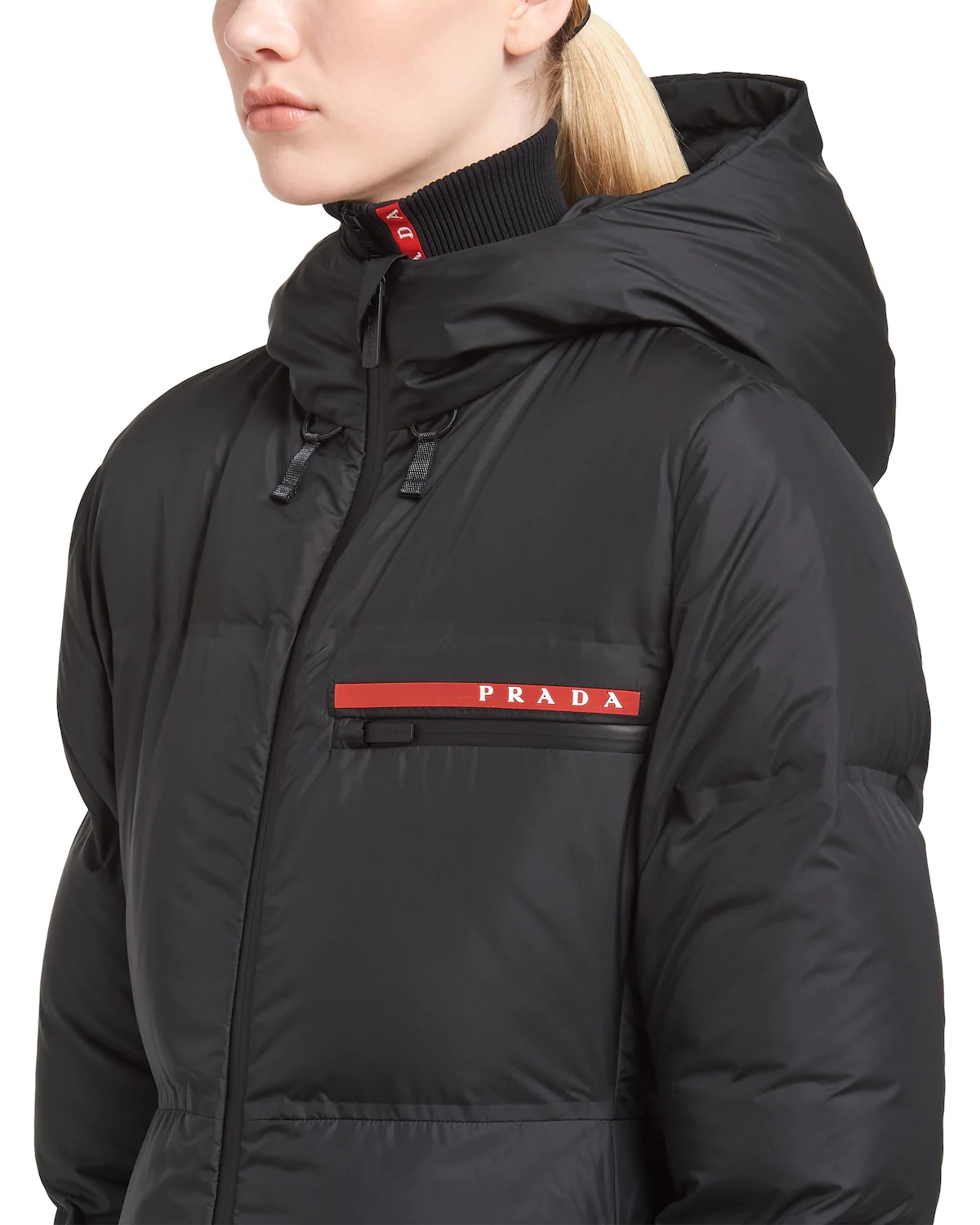 Technical Nylon hooded puffer coat - 5