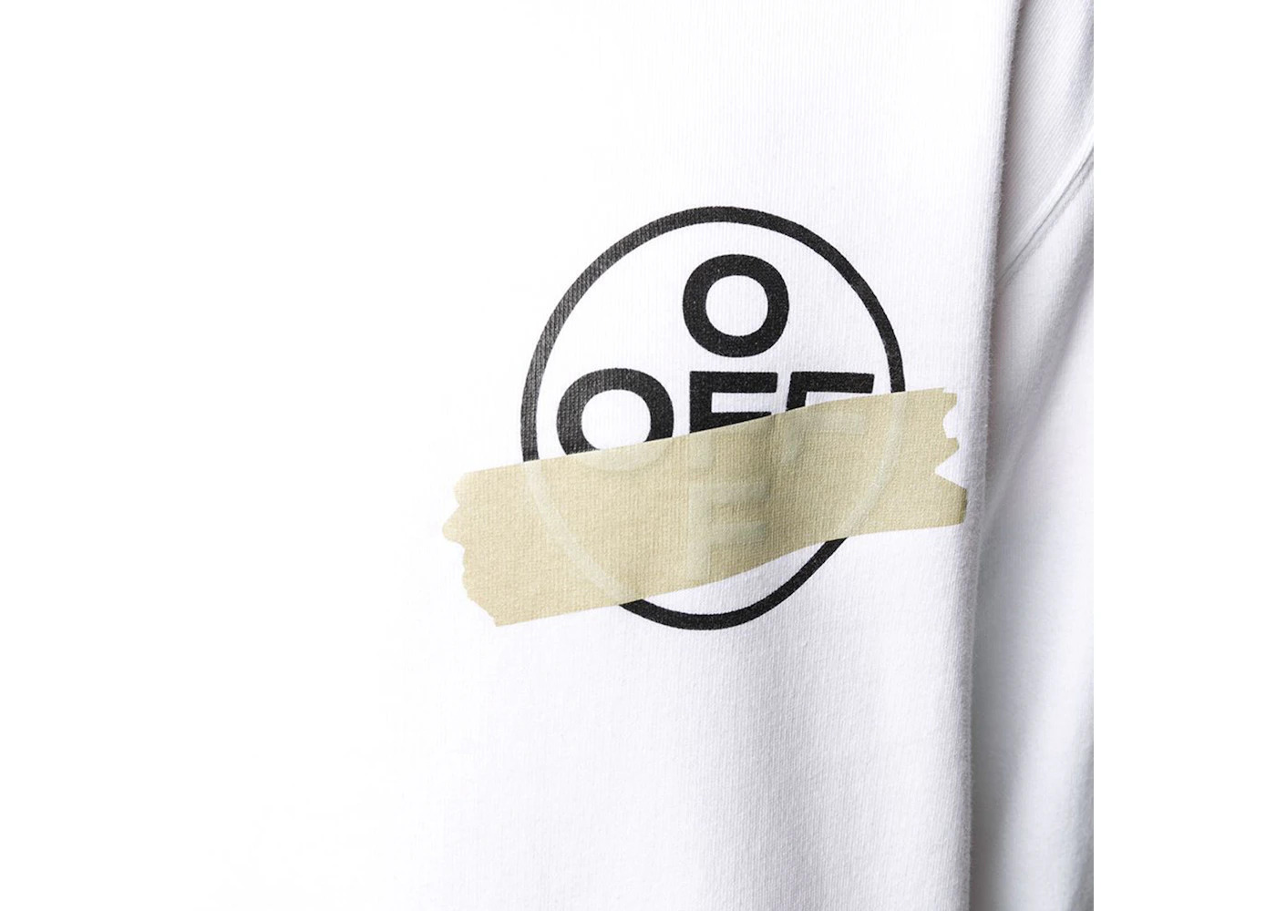 OFF-WHITE Tape Diag Arrows Sweatshirt White/Beige - 2