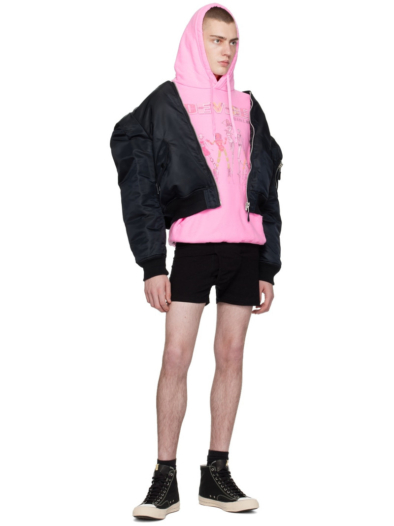 doublet Pink PZ Today Edition 'Device Girls' Hoodie outlook