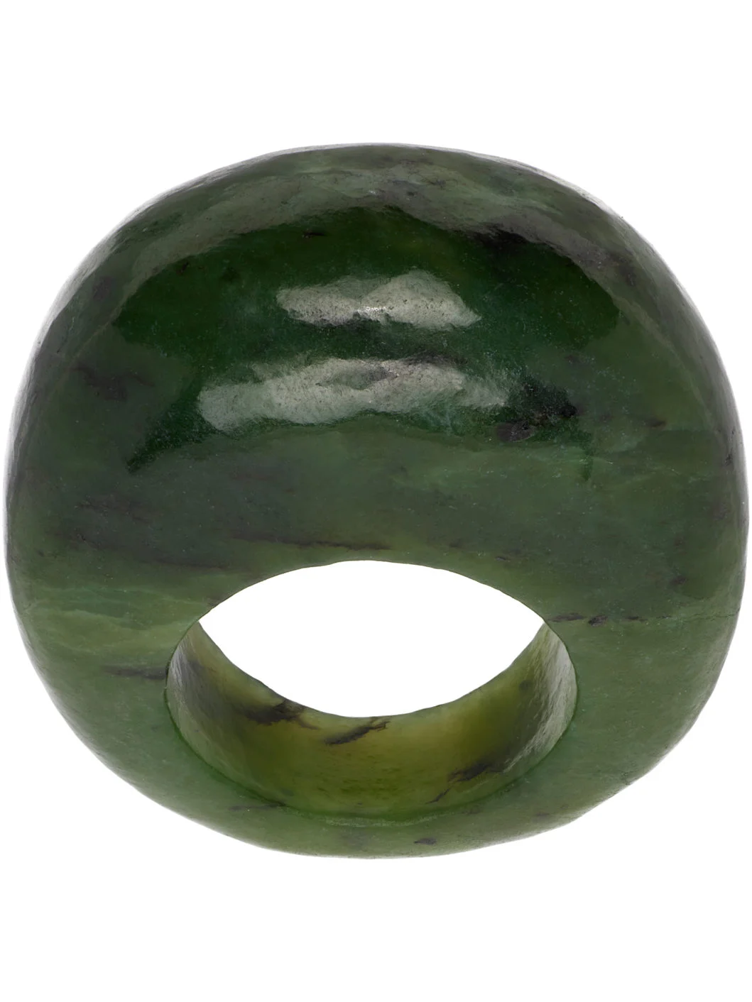 Medium Jade Donut Ring - 1