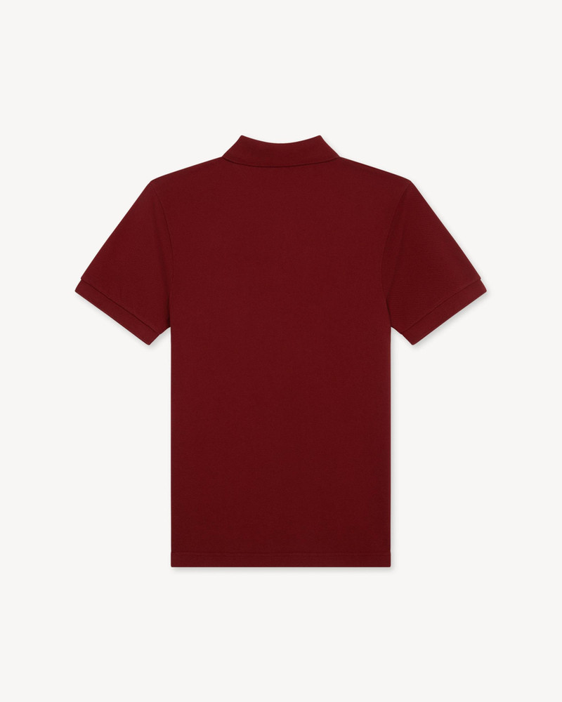 KENZO 'KENZO Paris Frame' embroidered slim polo in cotton outlook