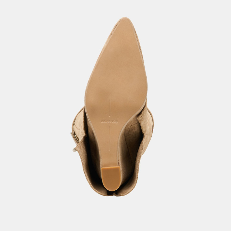 AGGY BOOTS SAND SUEDE 9