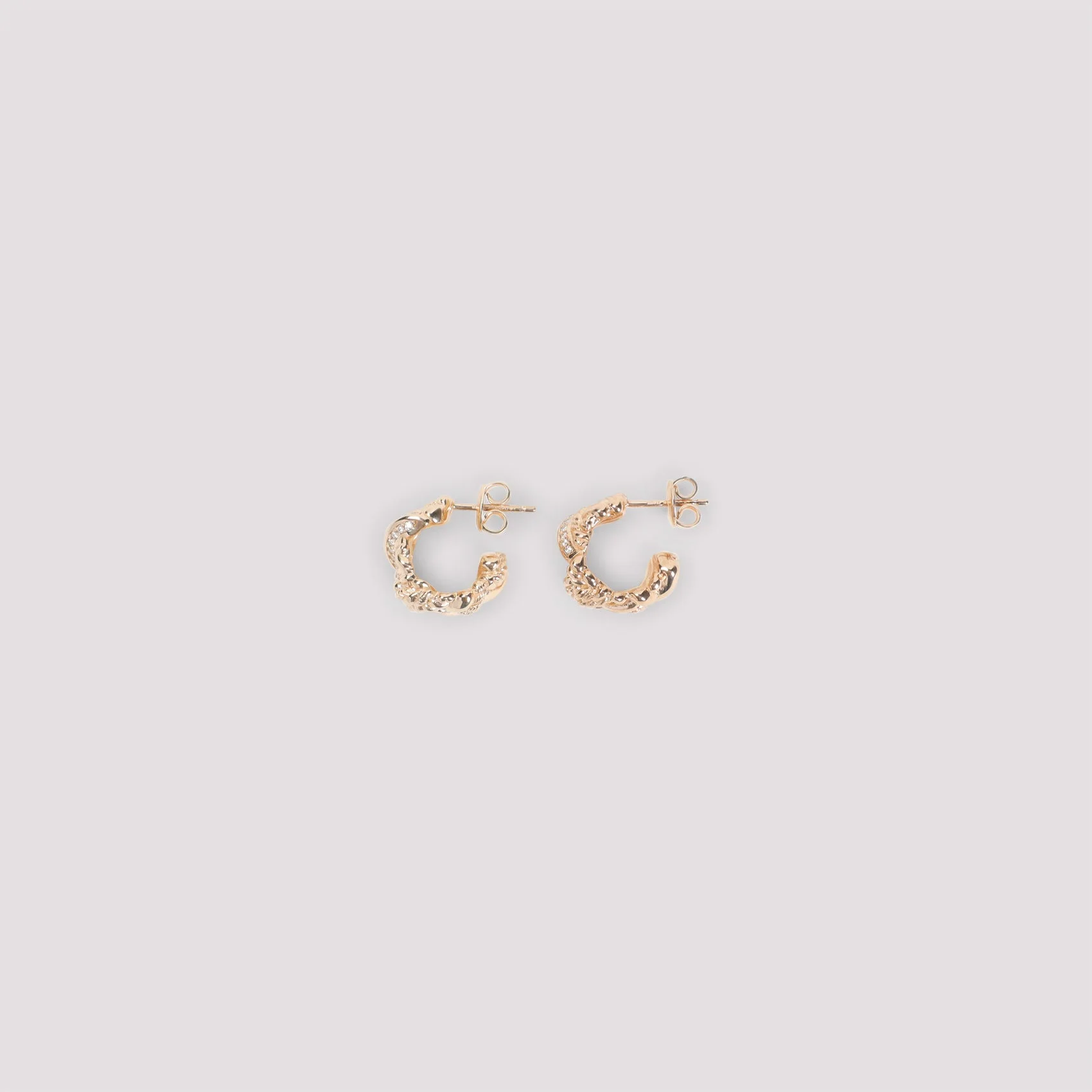 Bottega Veneta Brass Earrings - 1