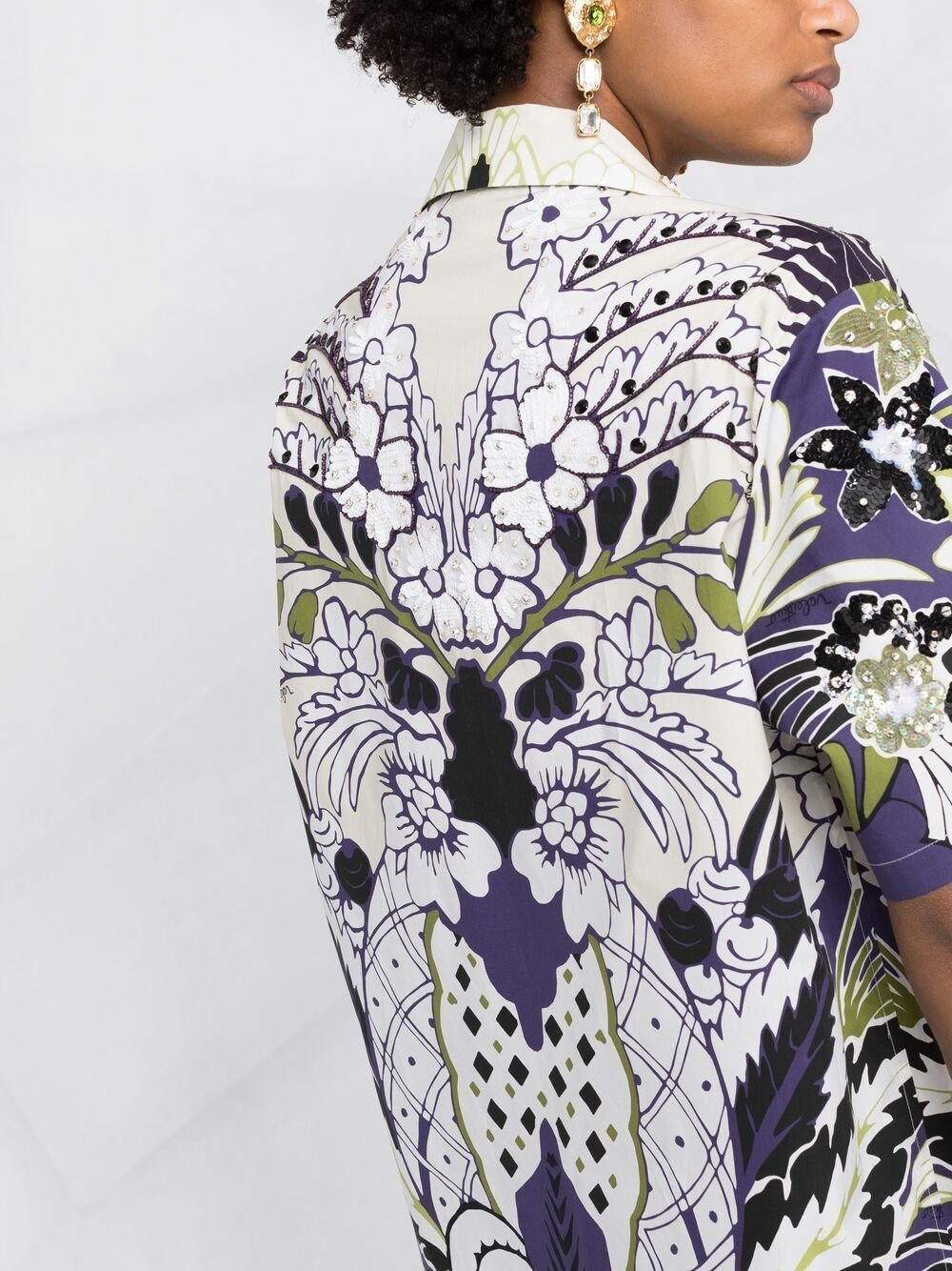 Arazzo-print sequined shirt - 3