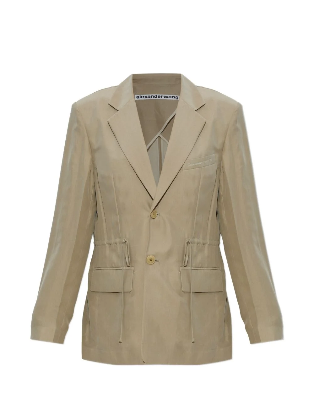 drawstring pocket blazer - 1