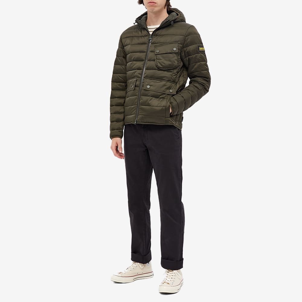 Barbour International Ouston Hooded Quilt Jacket - 7