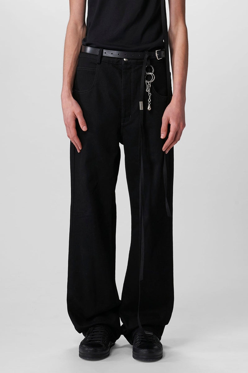 Five Pockets High Comfort Trousers Denim - 1