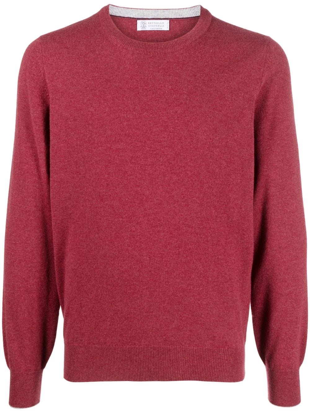 crew-neck cashmere jumper, Brunello Cucinelli