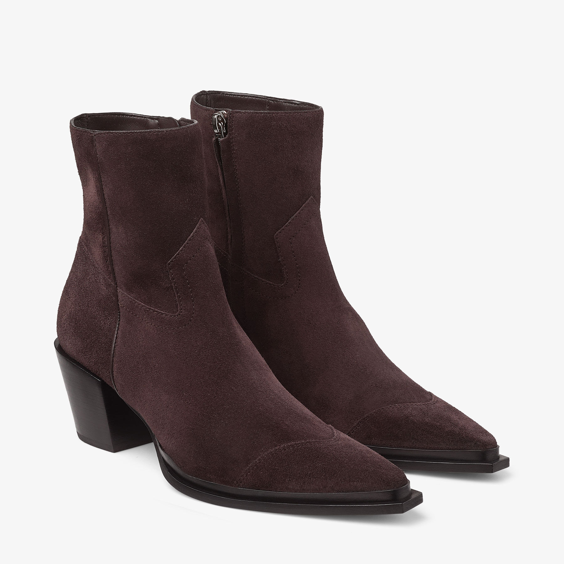 Cece Ankle Boot 60
Coffee Suede Ankle Boots - 2