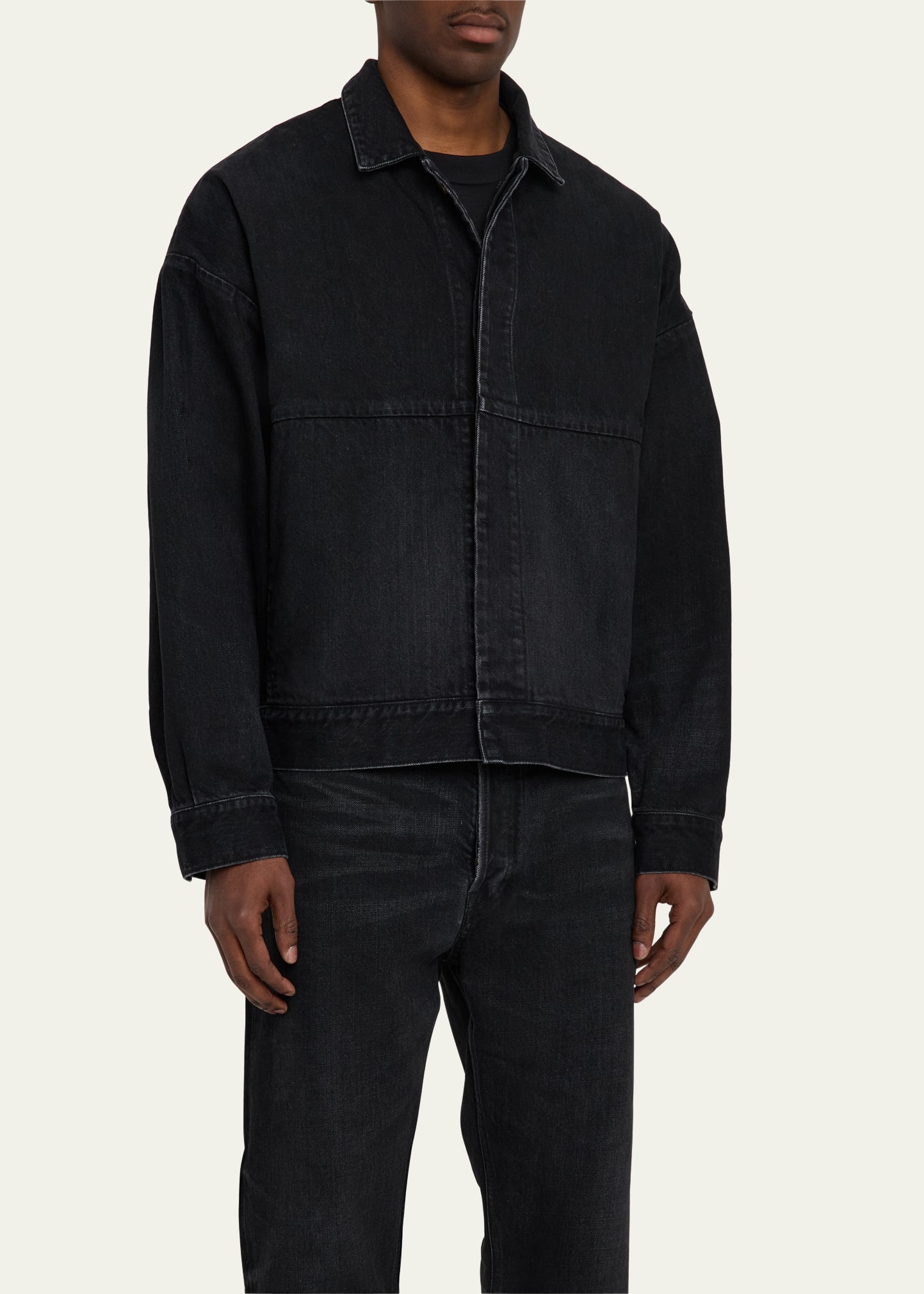 Men's Denim Trucker Jacket - 4