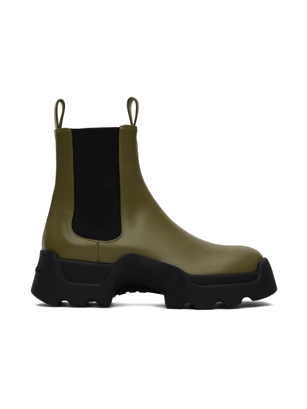 Khaki Stomp Chelsea Boots - 1