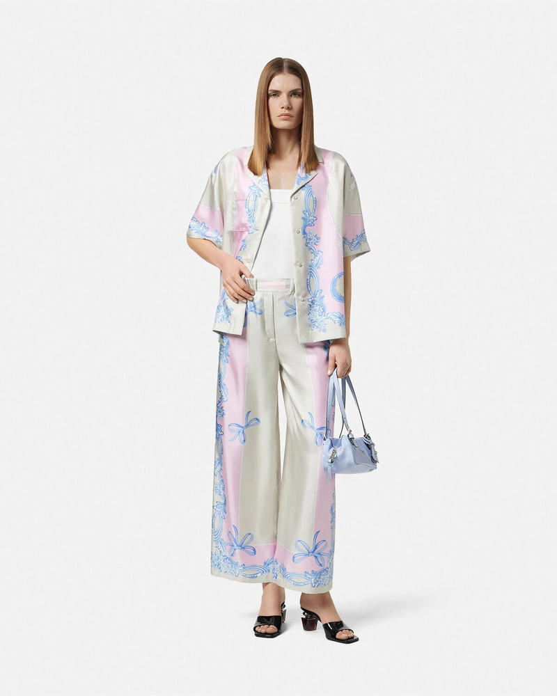 VERSACE Cameo Silk Pants outlook