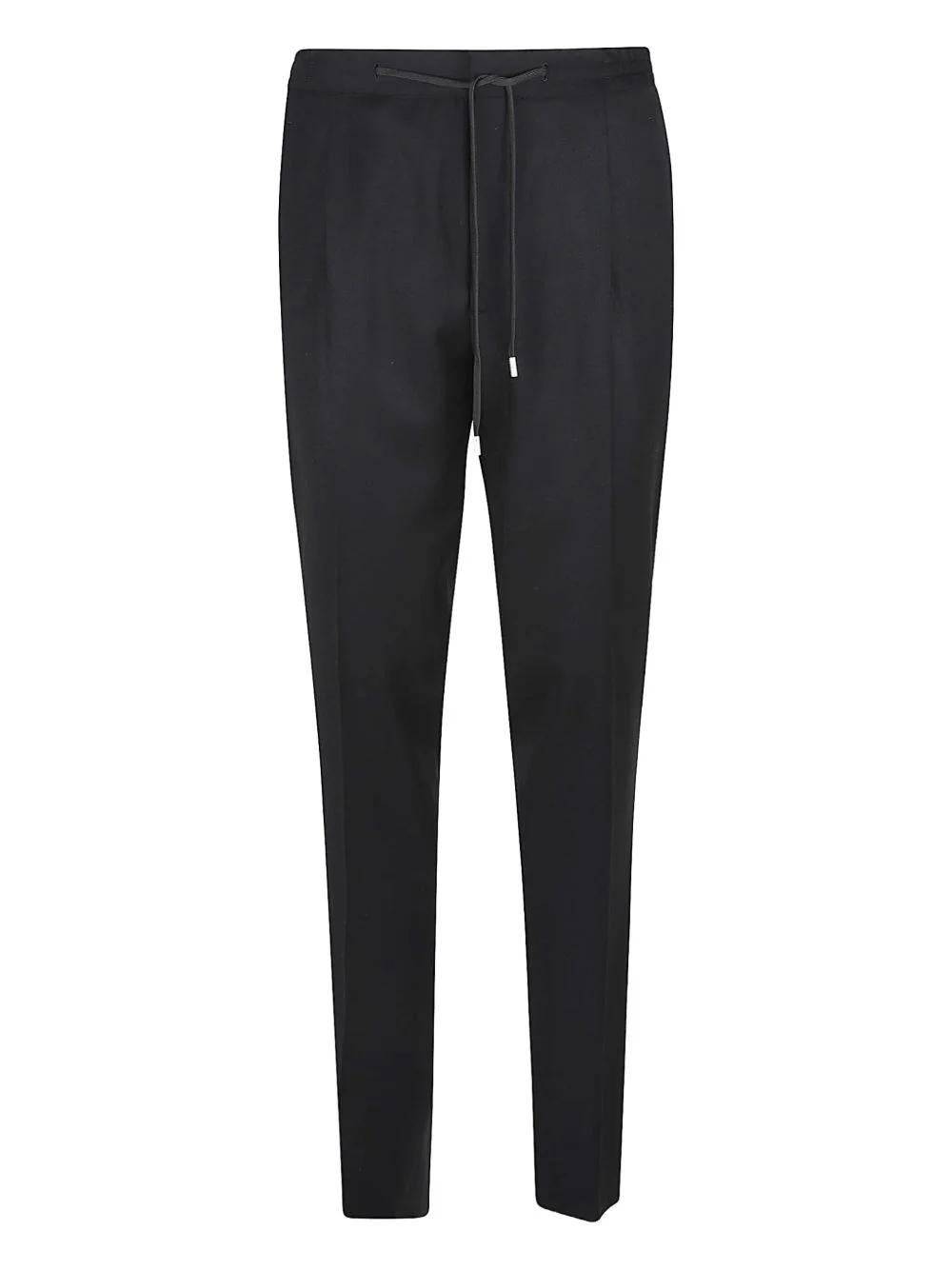 drawstring pleated trousers - 1