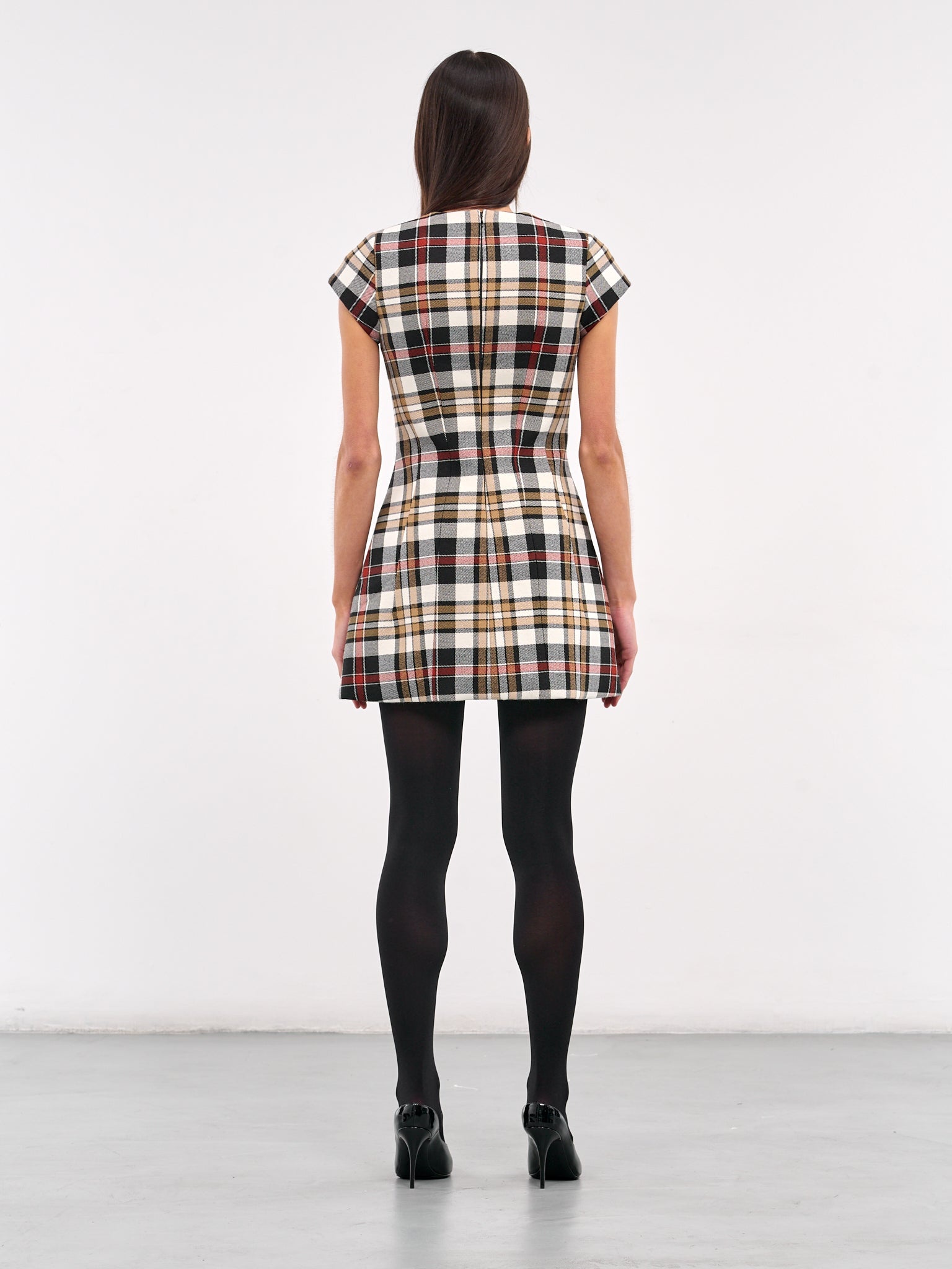 Check Mini Dress - 3