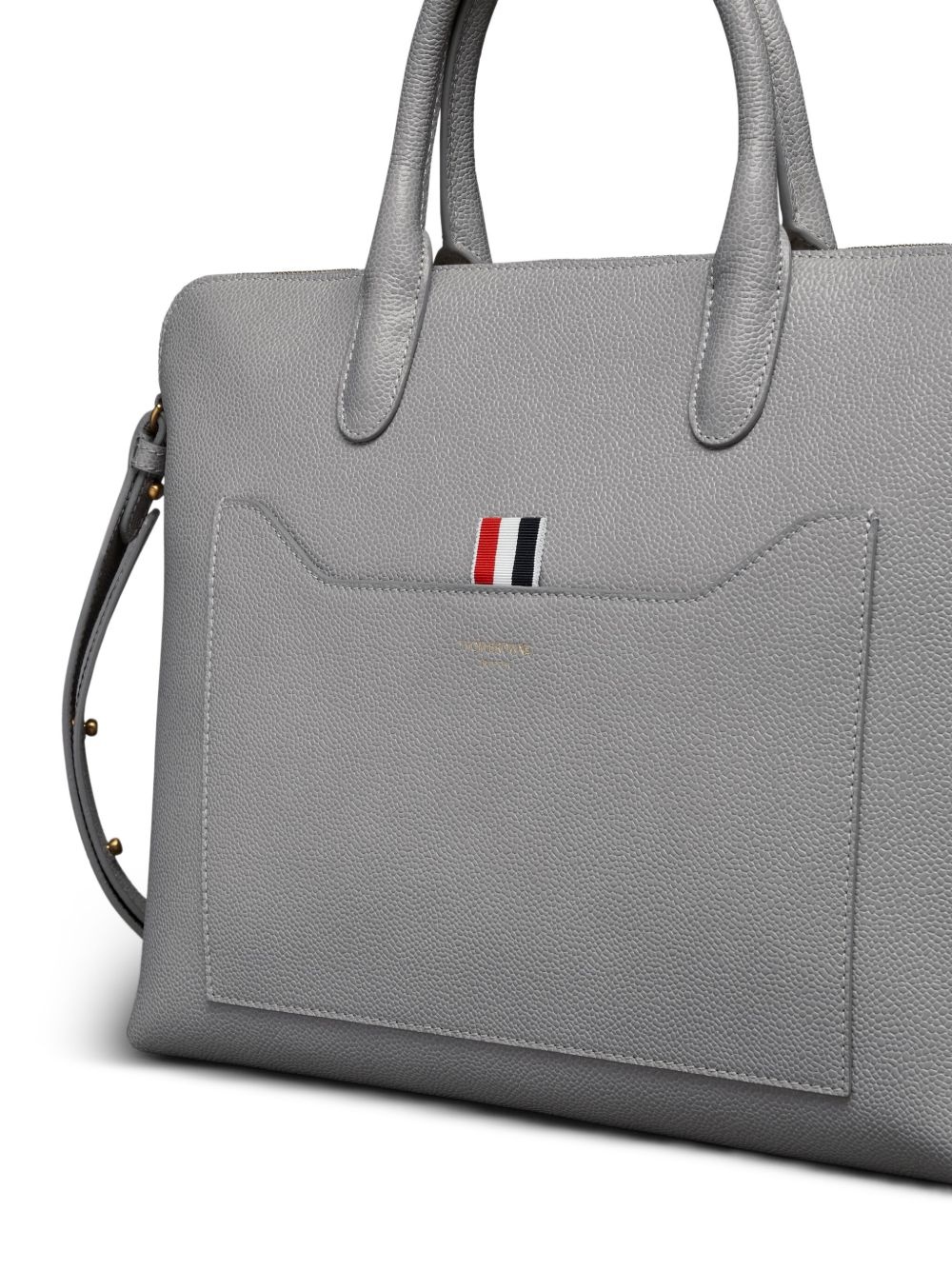leather tote bag - 5