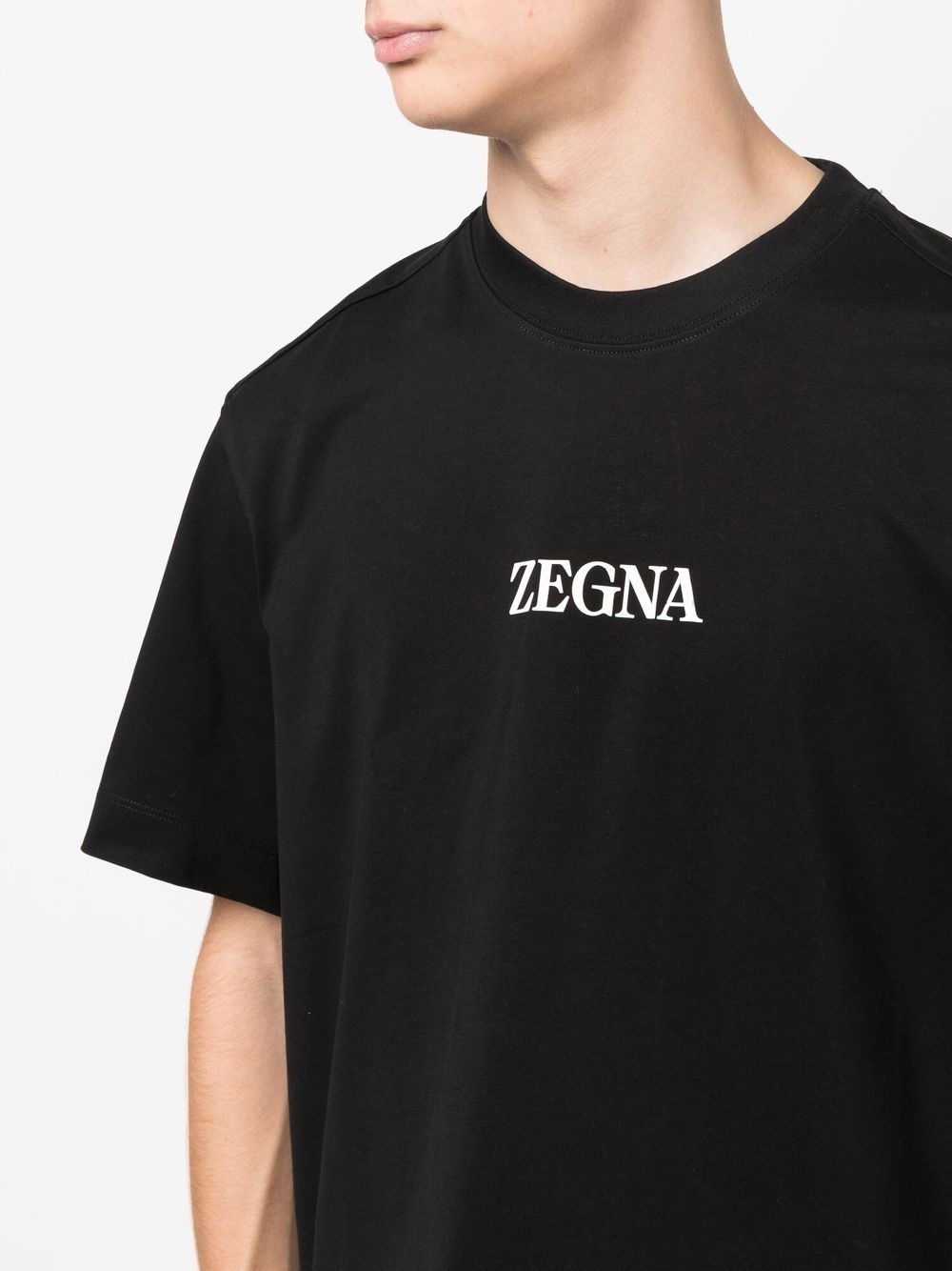 logo-print cotton T-shirt - 5