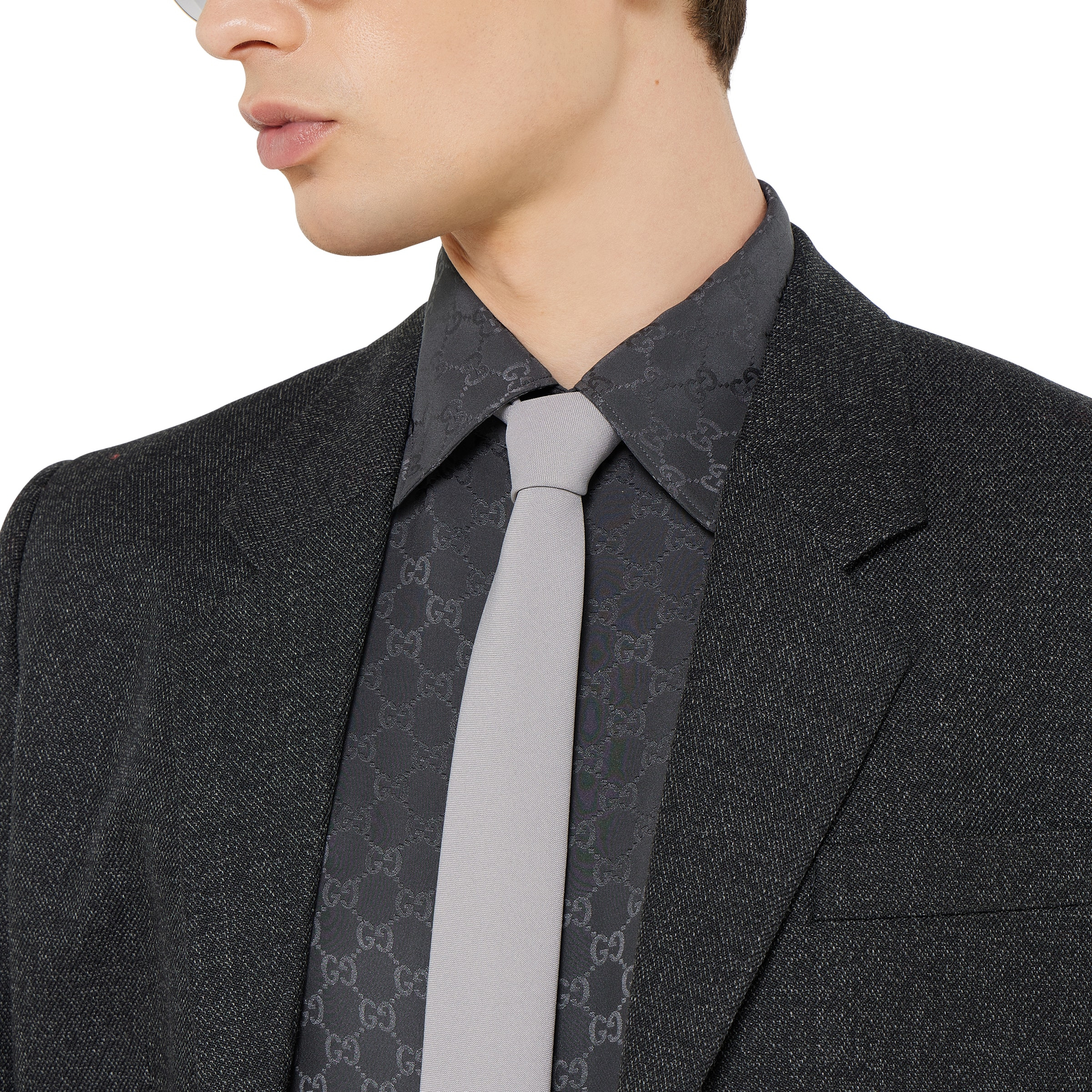 GG silk jacquard shirt - 5