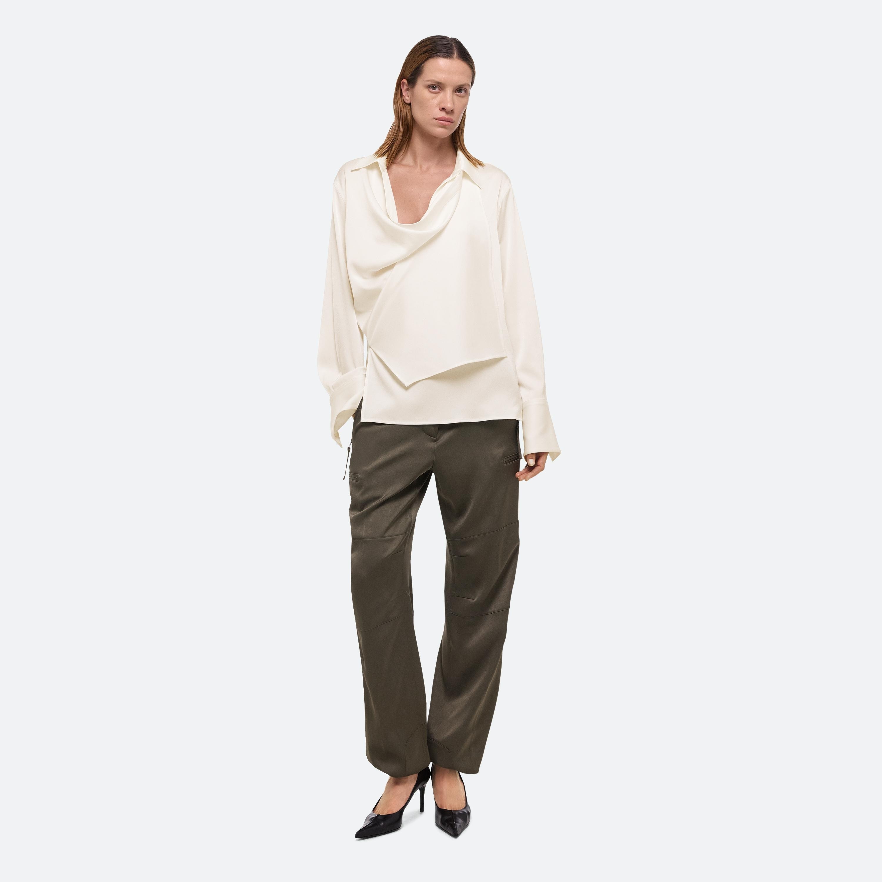 RELAXED WRAP SHIRT - 8