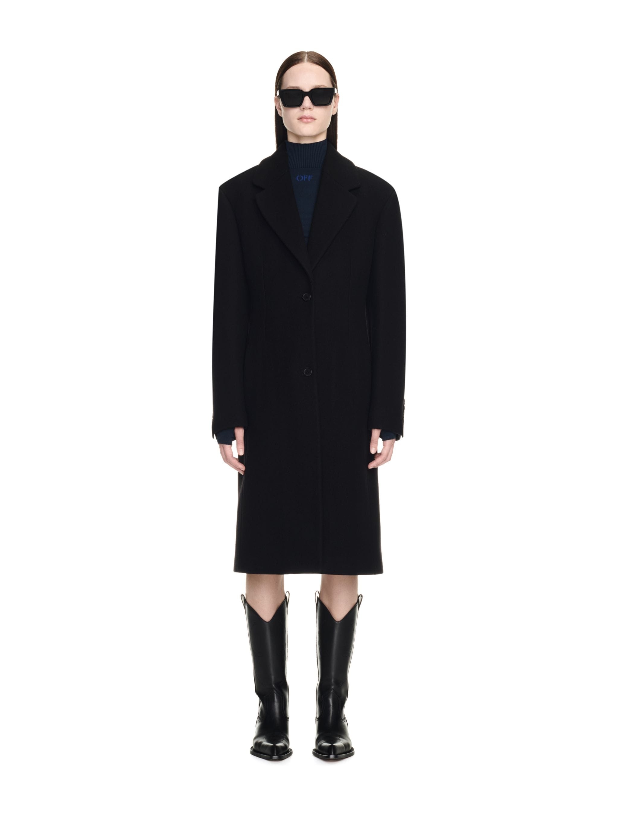 Brushed Wo Round Coat - 2
