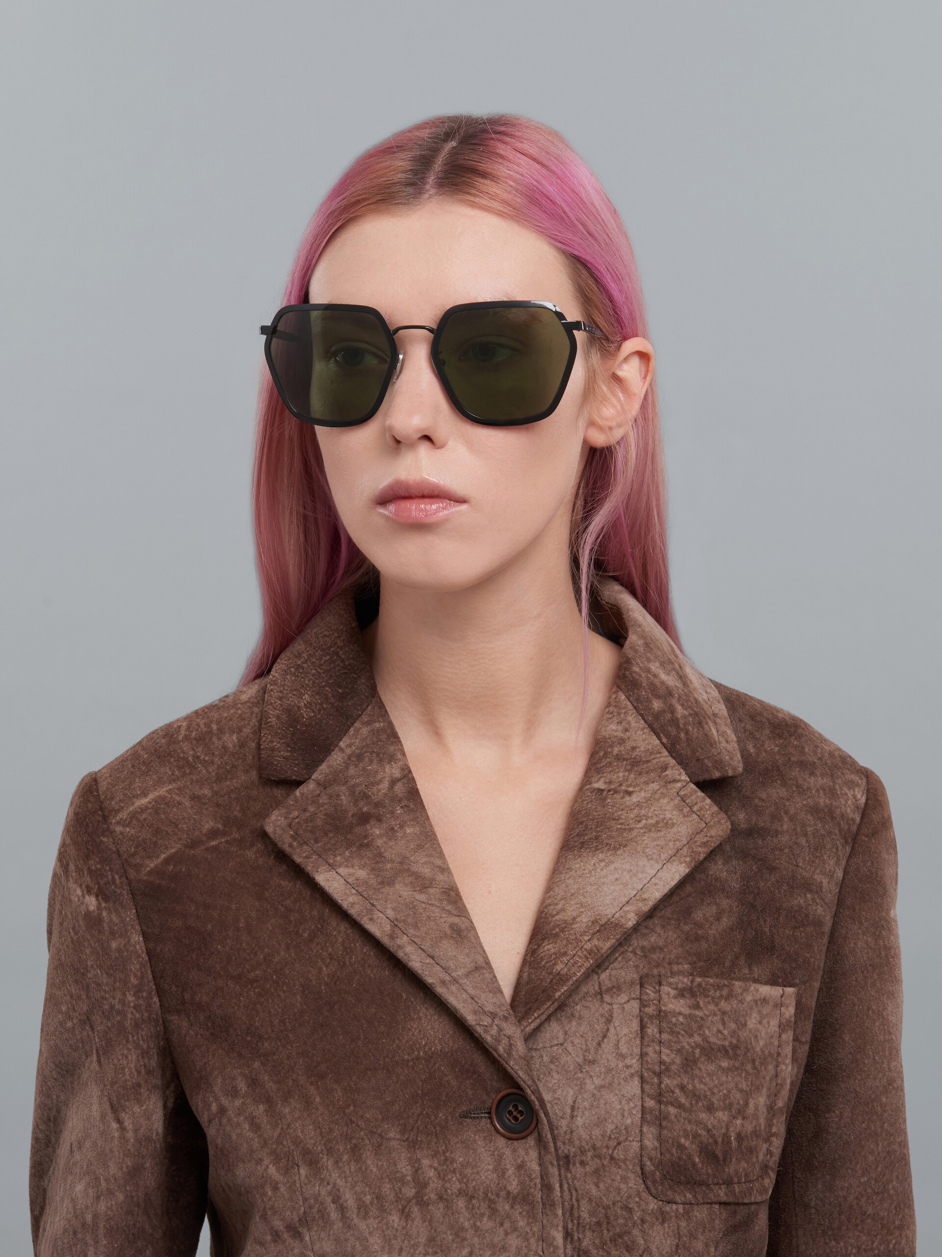 BLACK GREAT NOLLGWA MINE METAL SUNGLASSES - 2
