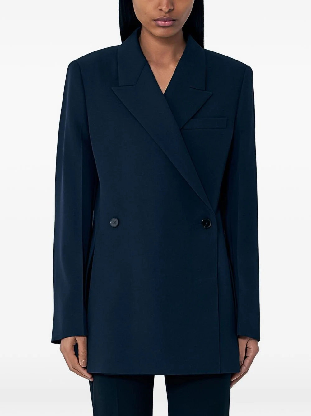 double-breasted blazer - 1