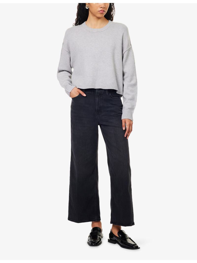 GOOD AMERICAN Cozy Crew Neck Knit Jumper outlook