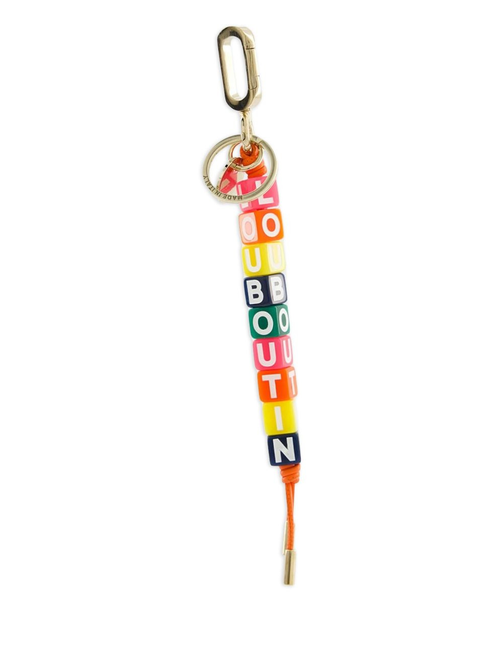 logo-plaque keyring - 3