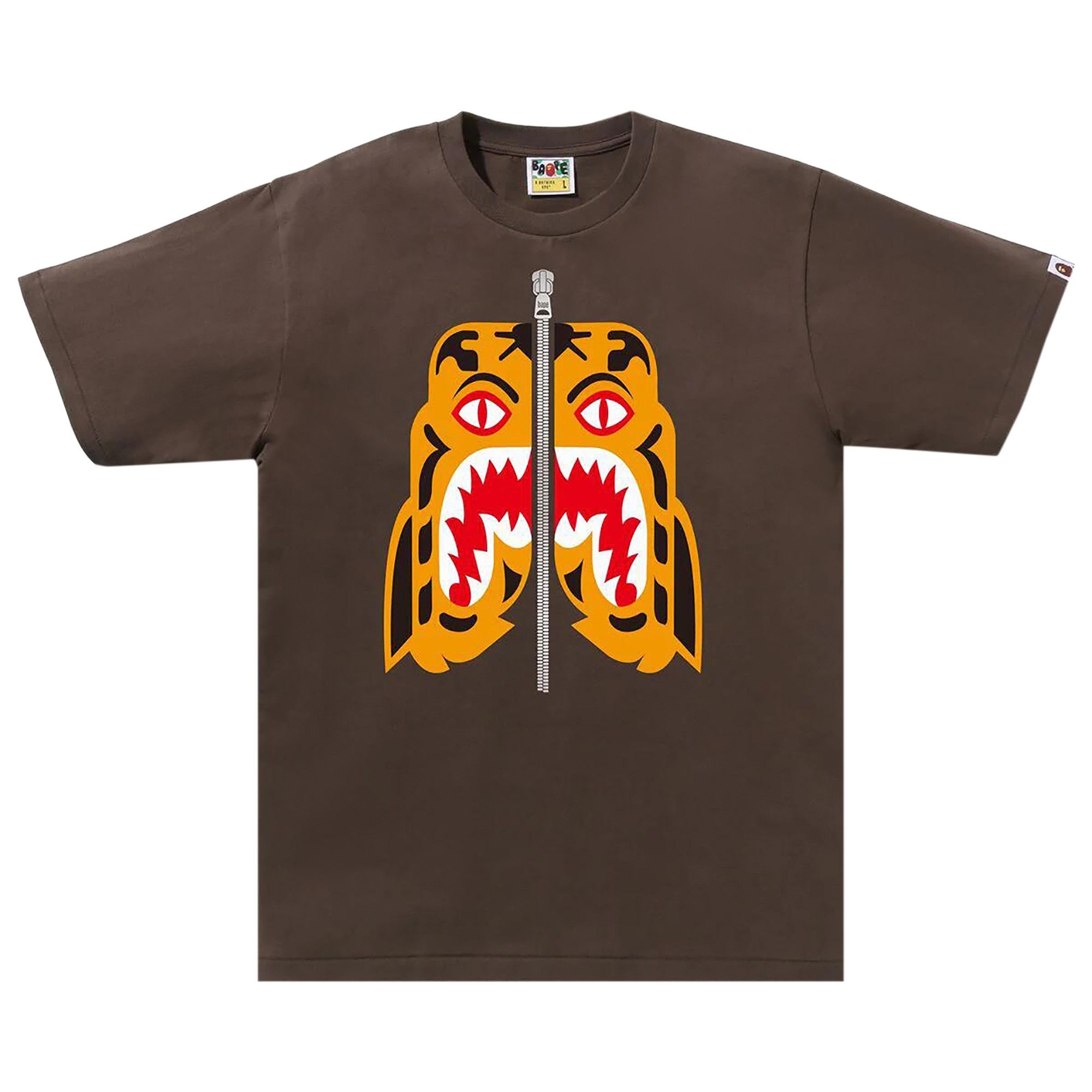 BAPE Tiger Tee 'Brown' - 1