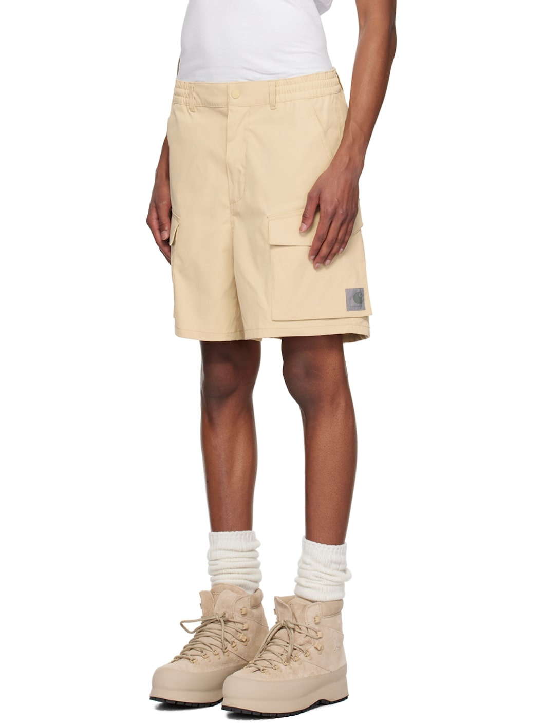 Beige Balto Shorts - 4