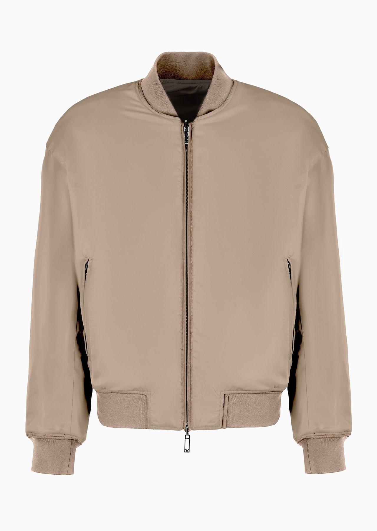 Reversible bomber jacket in quilted technical satin - 5