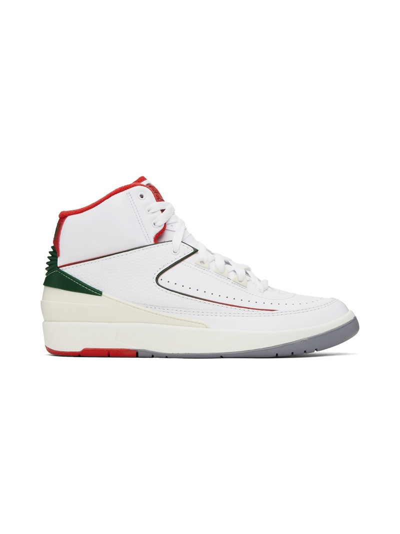 White Air Jordan 2 Retro Sneakers - 1