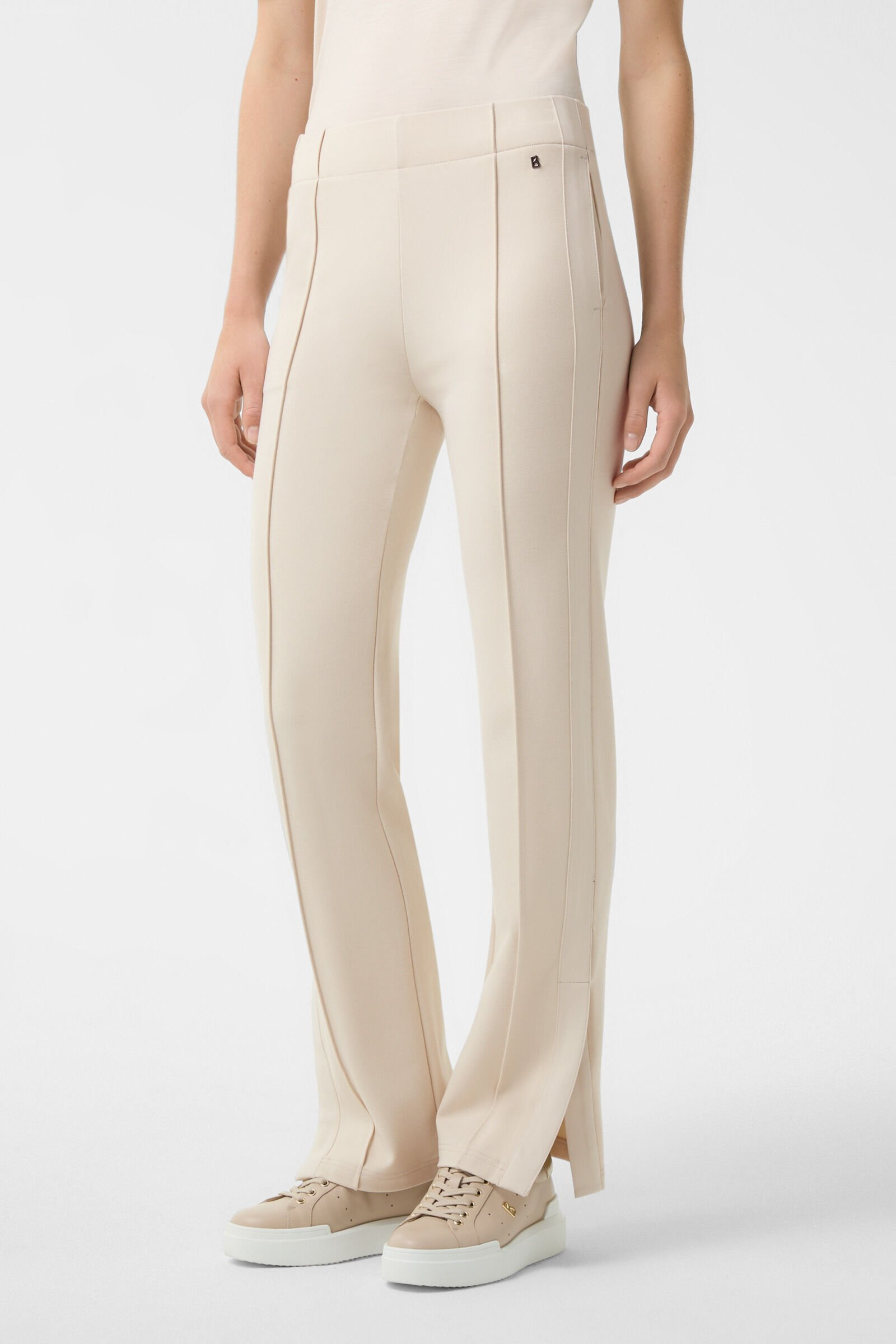 Alley jersey pants in Cream - 2