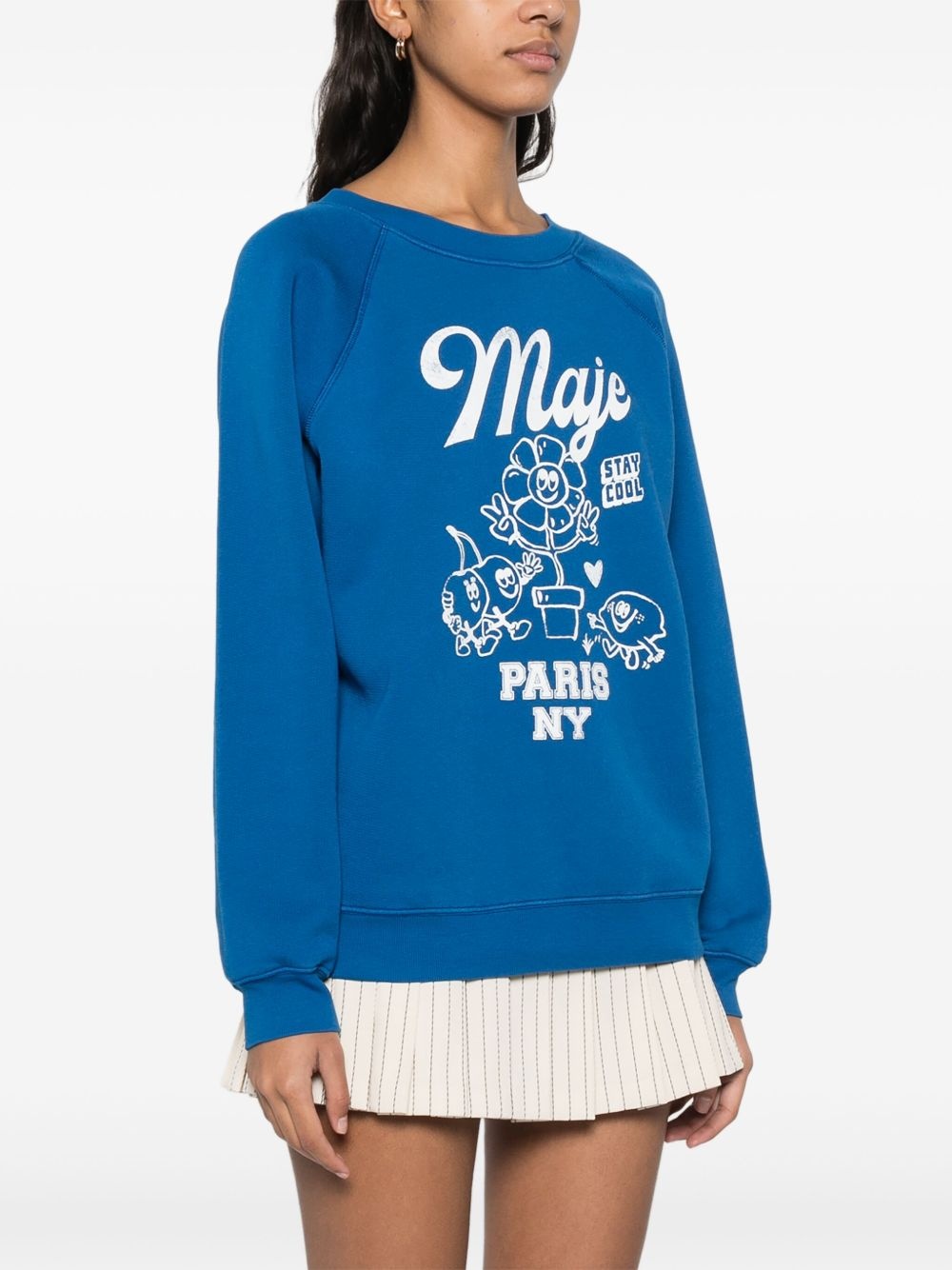 logo-print sweatshirt - 3