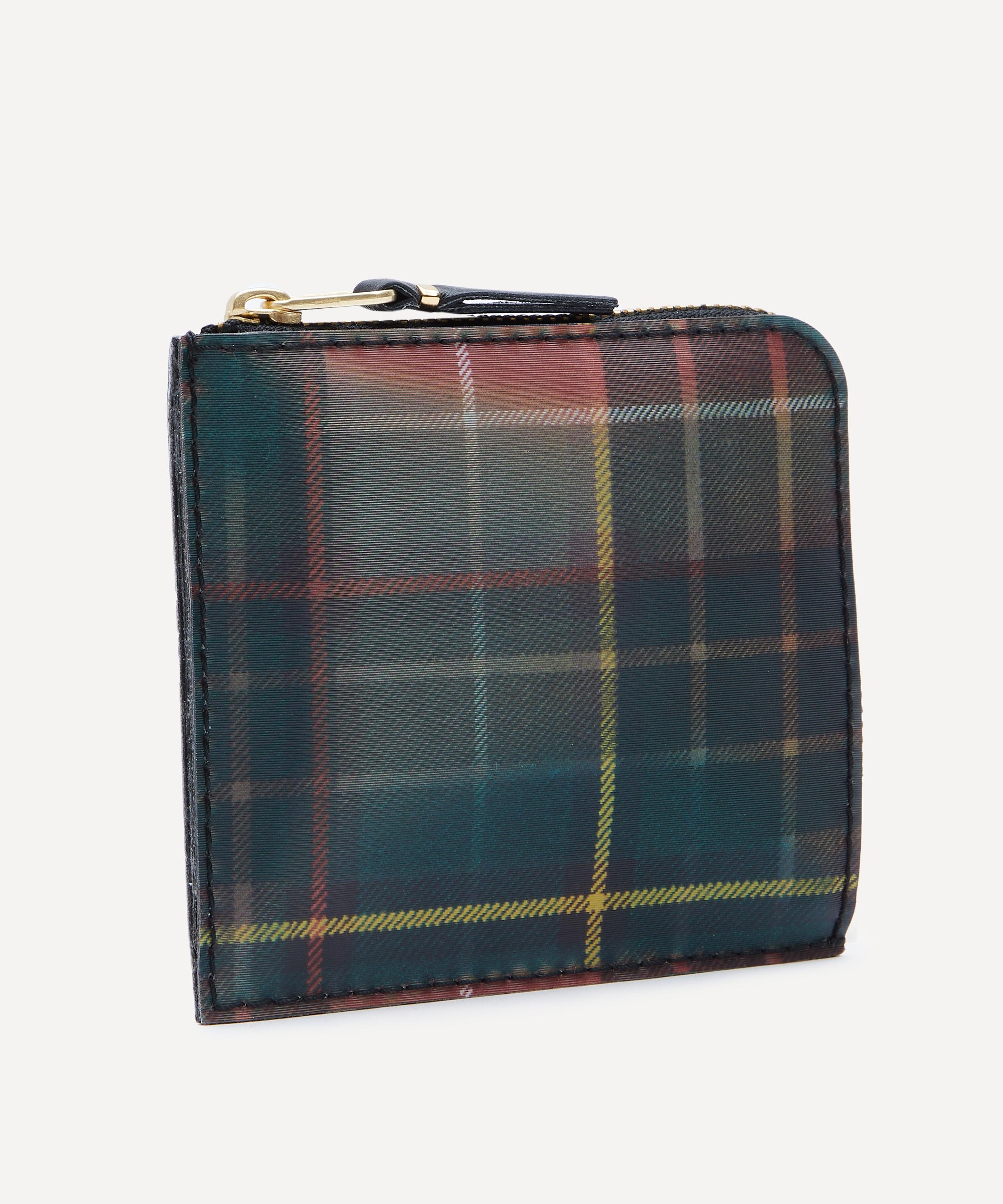 Lenticular Tartan Zip Around Wallet - 2