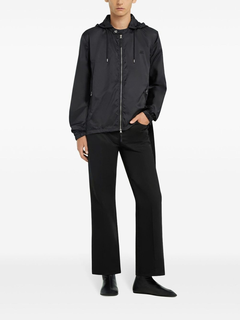 courrèges hooded windbreaker outlook