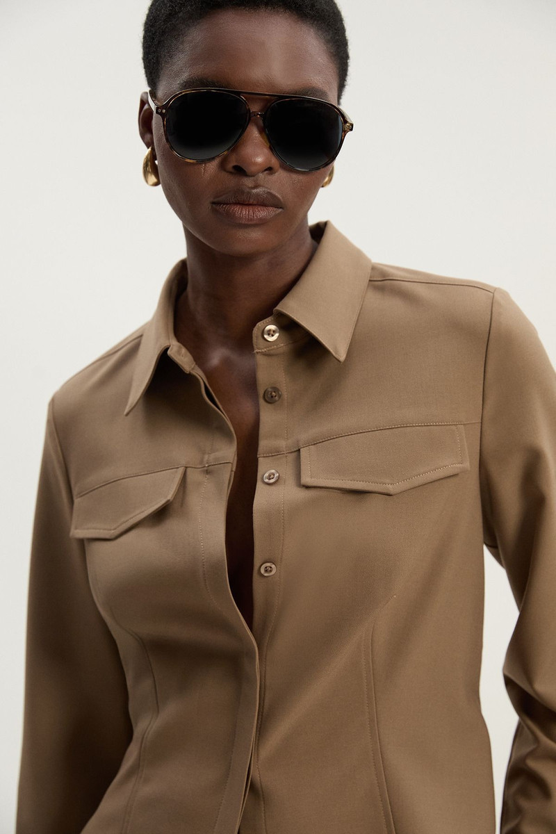 Viscose Blend Tailored Shirt 1