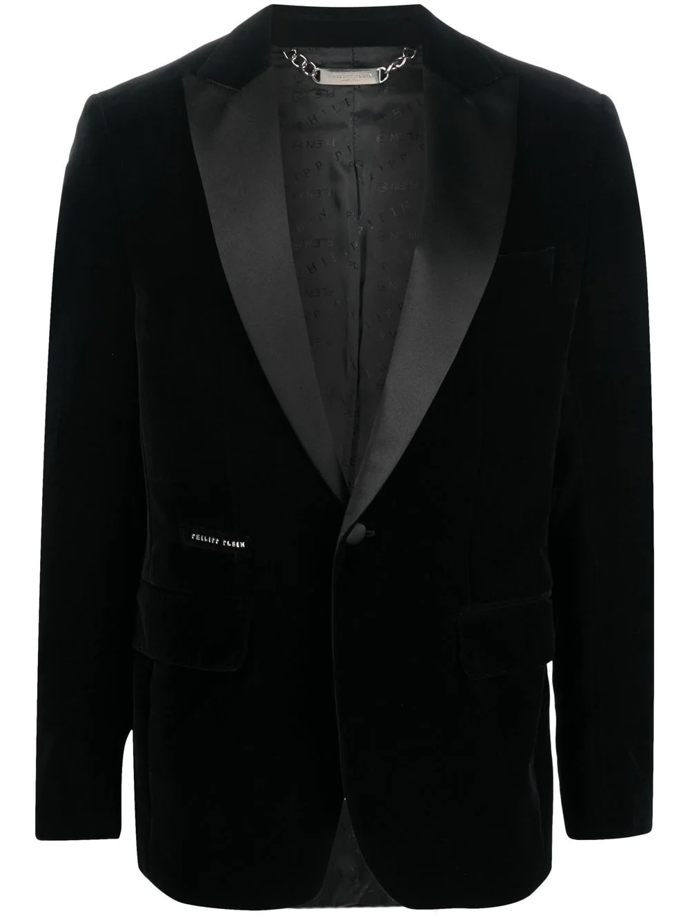 skull-detail dinner jacket - 1