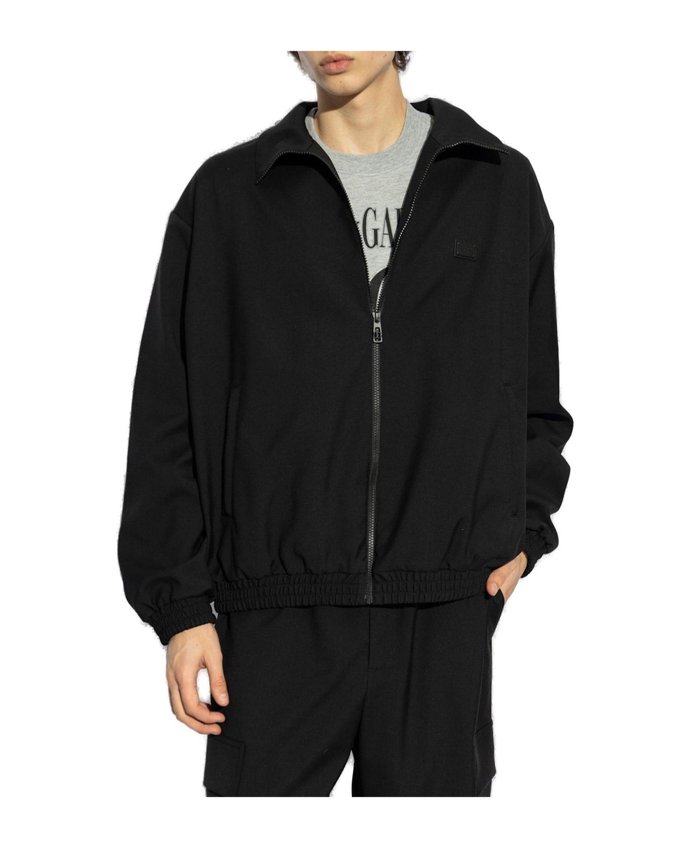 Logo Patch High Neck Jacket - 2