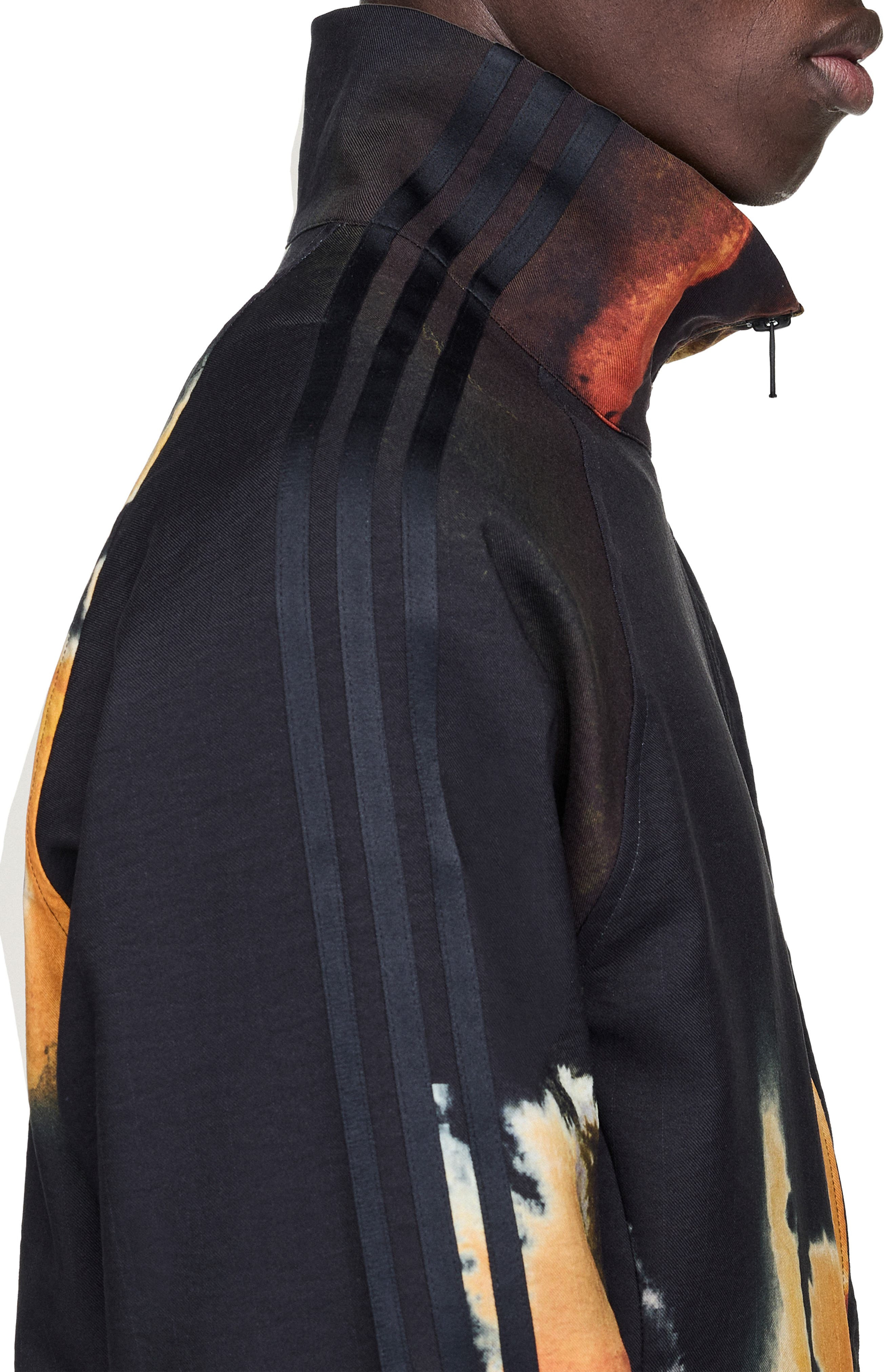 Y-3 Allover Print 3-Stripes Track Jacket in Black/Multicolor at Nordstrom - 4