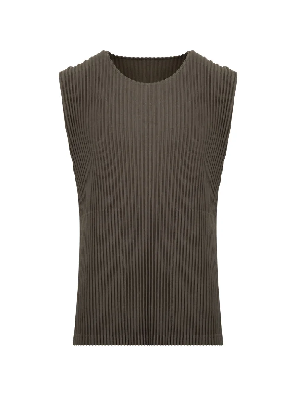 pleated tailored tank top - 1