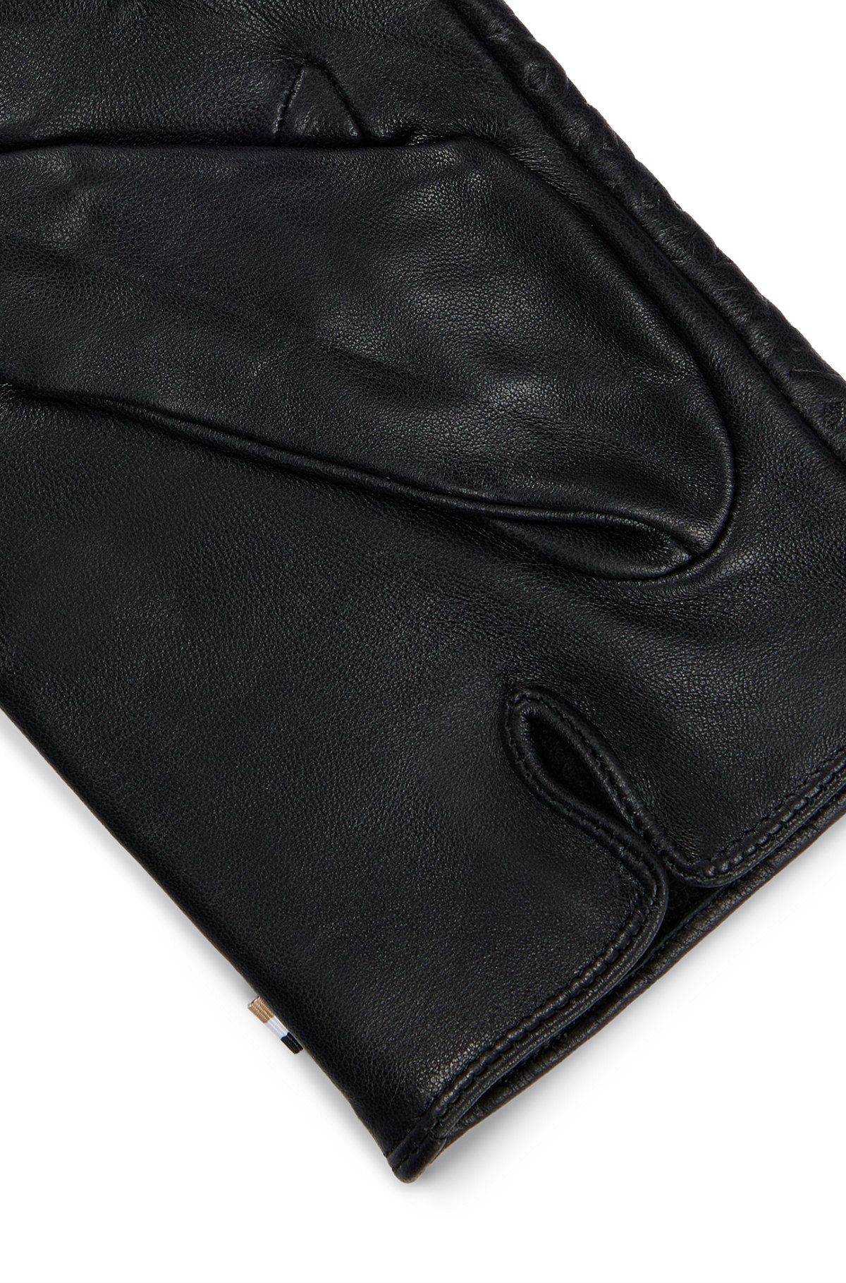 MONOGRAMMED GLOVES IN LEATHER WITH TOUCHSCREEN-FRIENDLY FINGERTIPS - 3