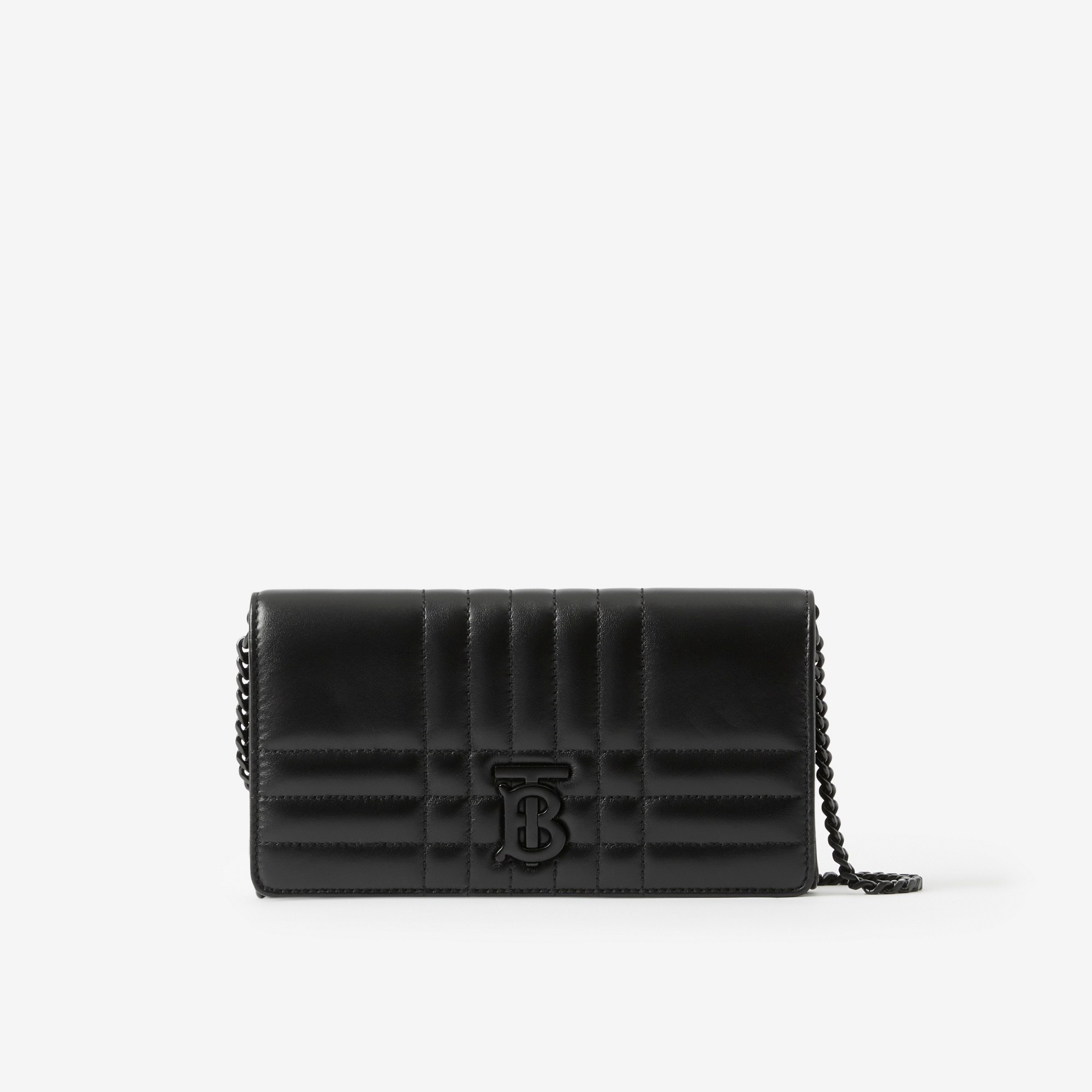 Quilted Leather Lola Wallet with Detachable Strap - 1