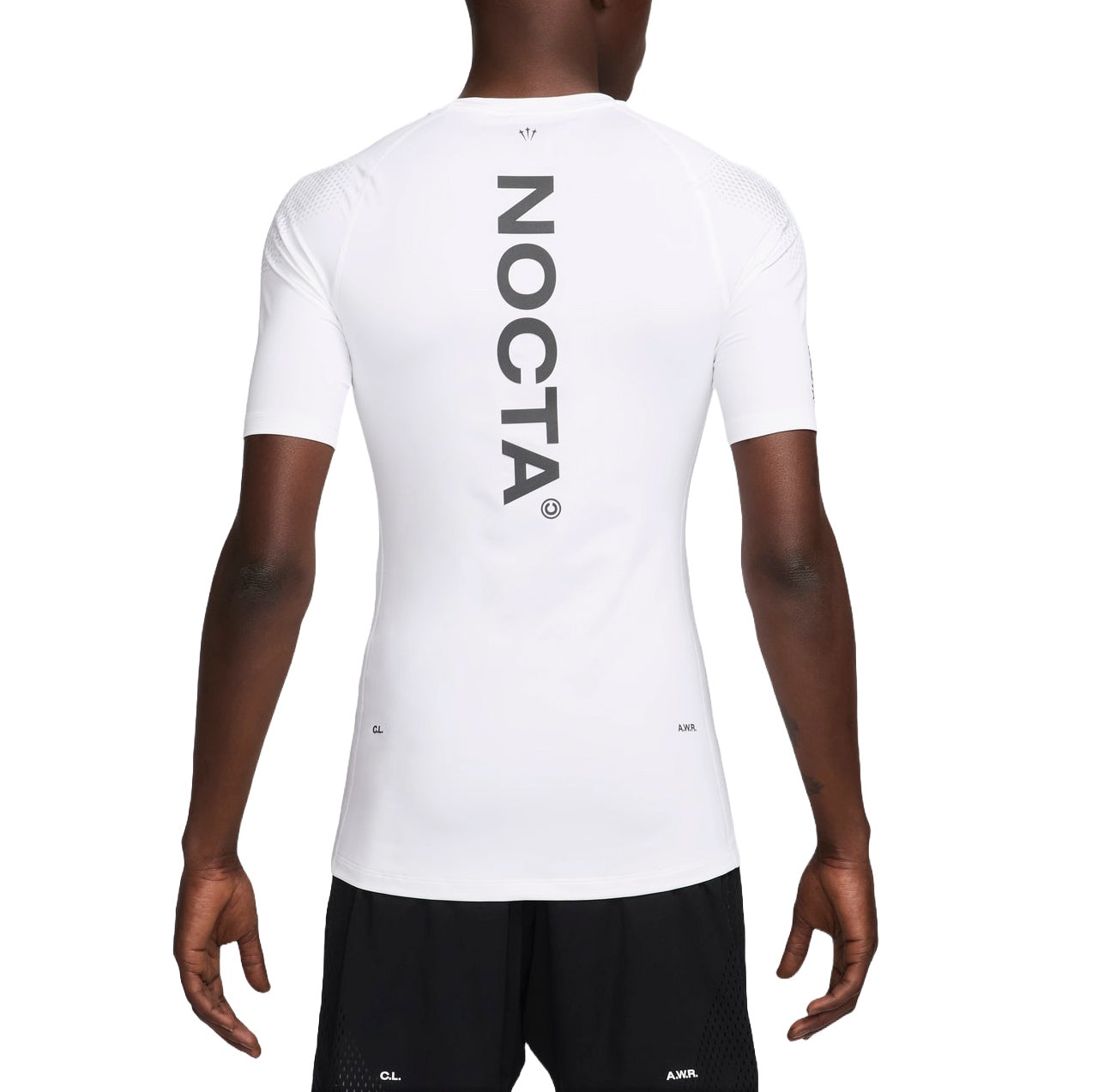 Nike x NOCTA Base Layer Basketball T-shirt 'White Black' DM1710-100 - 2