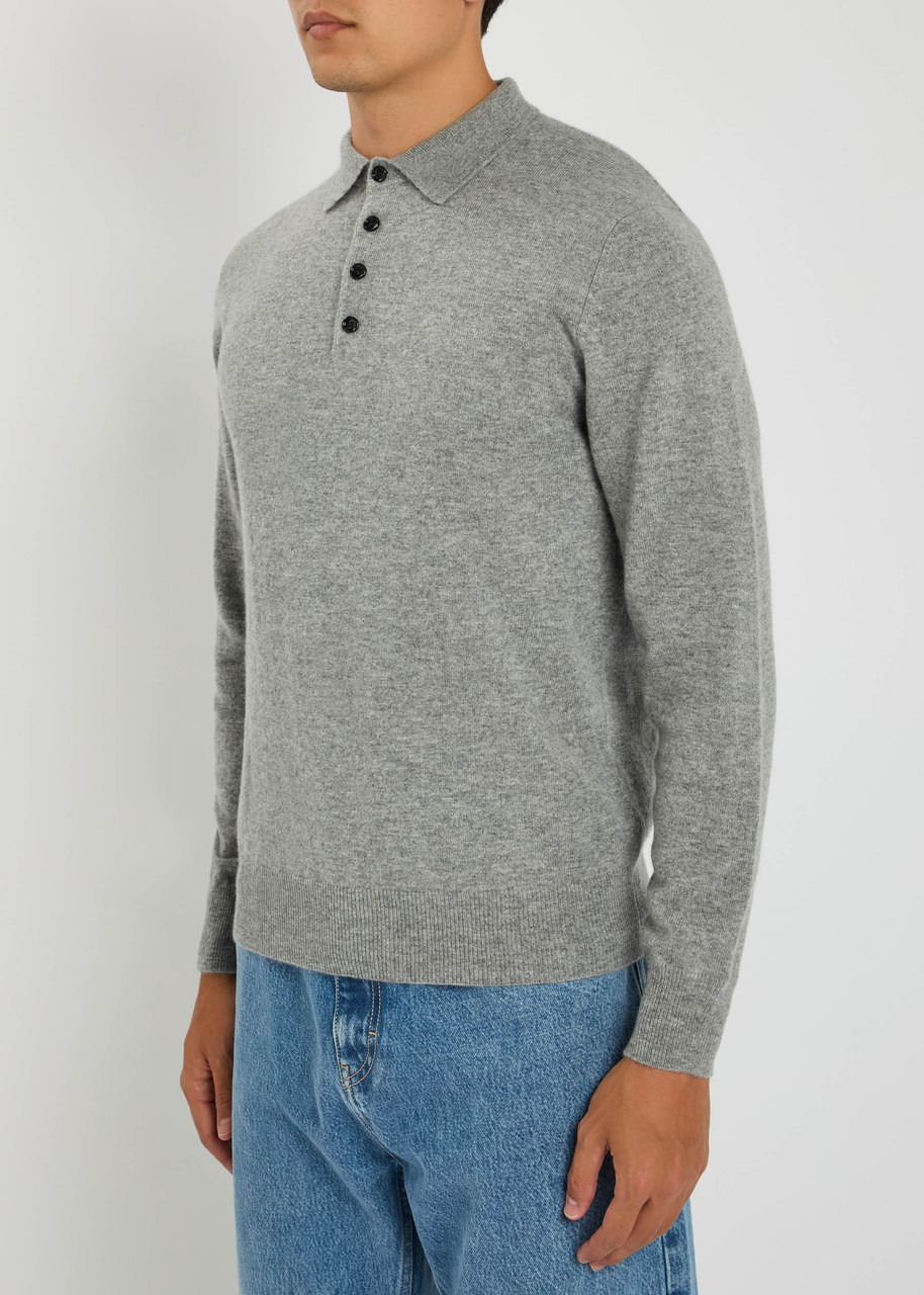 Allude Cashmere Polo Shirt - 3