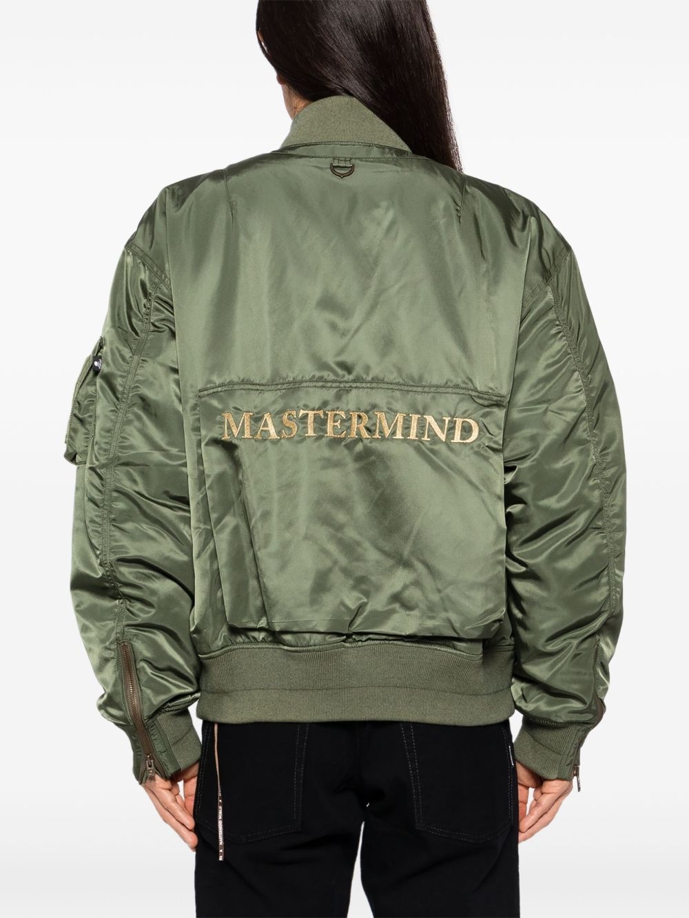 multiple-pockets bomber jacket - 4