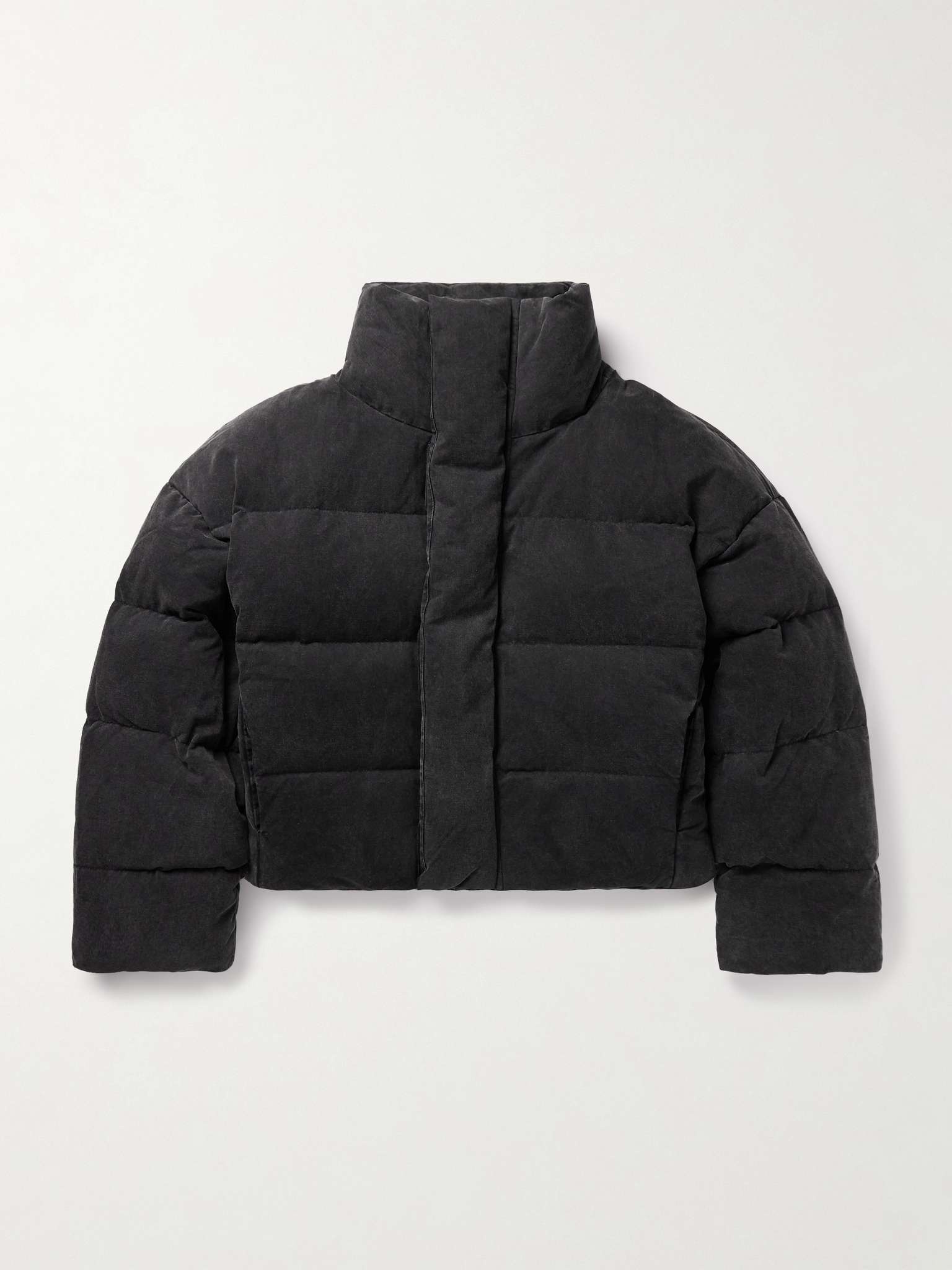 MML Cropped Quilted Cotton Down Jacket - 1