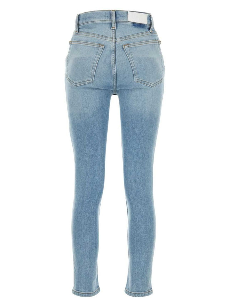 RE/DONE logo-patch skinny jeans outlook