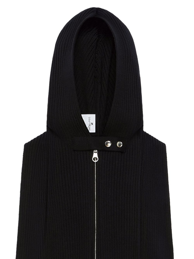 courrèges zip-up 후드 vest outlook